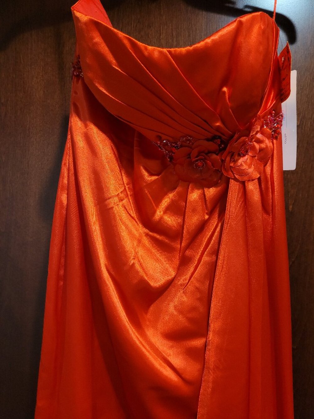 Mystique Prom 3122 Size 10 Red Dress